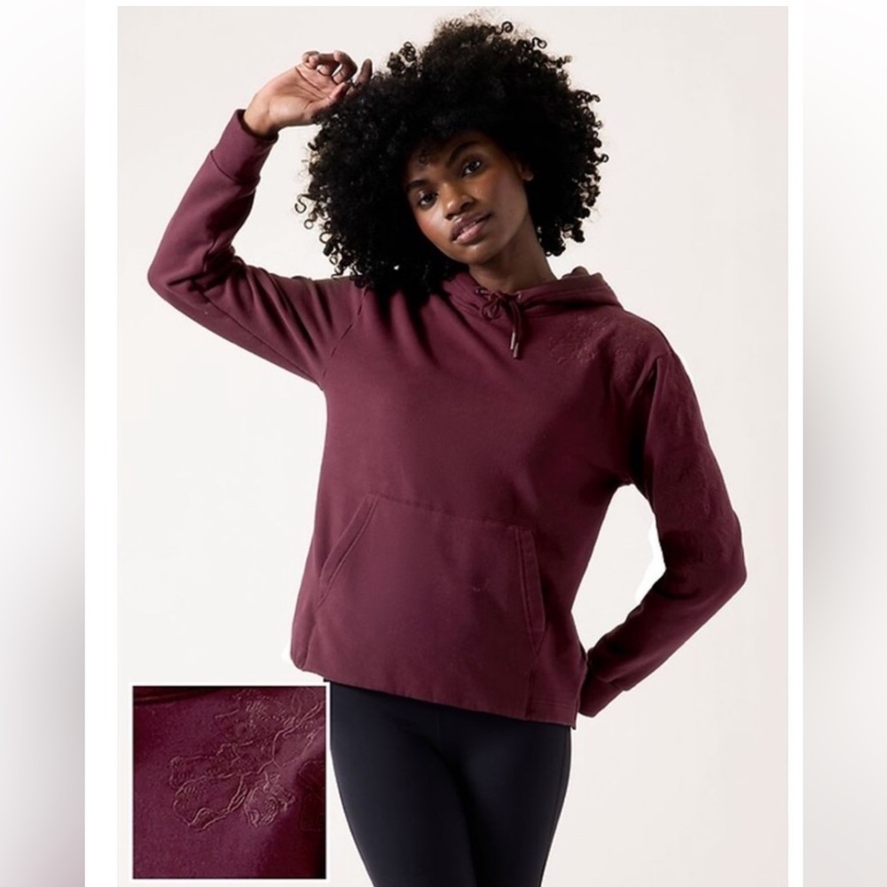 NWT Athleta retroplush hoodie size S